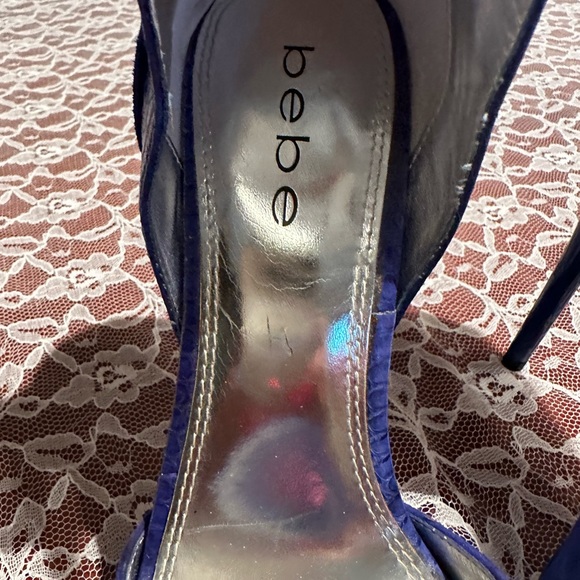 Bebe platform blue shoes !! - Picture 10 of 16
